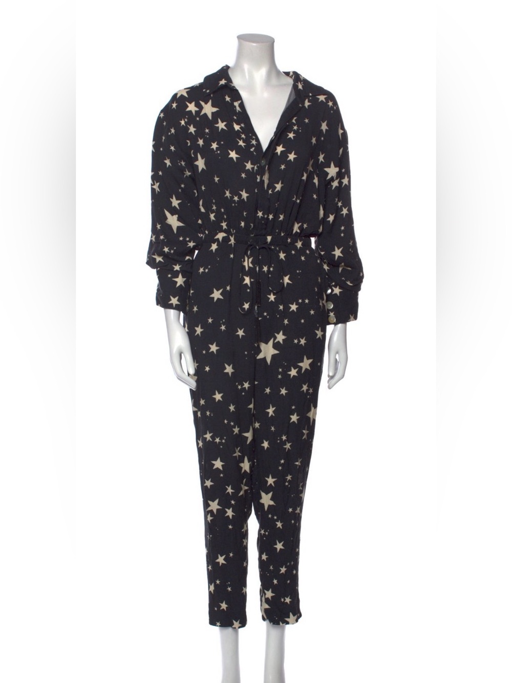 FARM Rio Star Print Jumpsuit See on Nina Dobrev